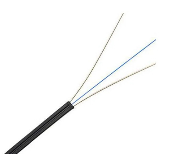 FTTH Drop Cable Indoor 1/2 cores Bow-Type FRP/Steel Прочность элемента
