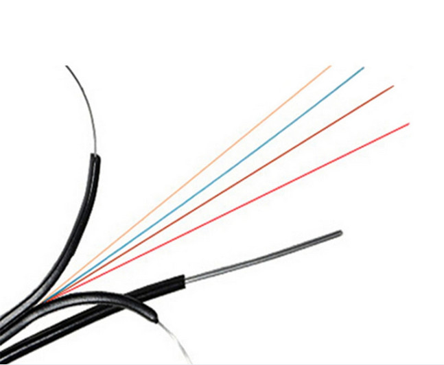 Самоподдерживающийся FTTH кабель с 4 ядрами для телефонной связи