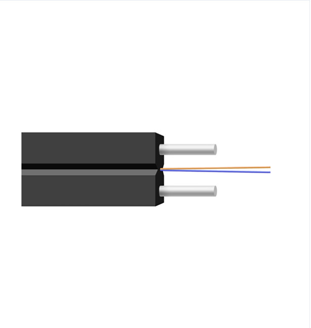 GJXH 2 ядра FTTH Внутренний LZSH Покрытие Волоконно-оптический кабель Кабель Drop