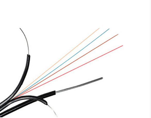 FTTH кабель внутренний наружный самоподдерживающийся плоский кабель GJYXCH 4 ядер