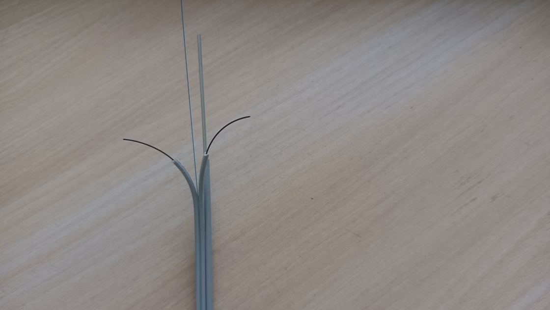 Синий наружный кабель для установки в сети FTTH