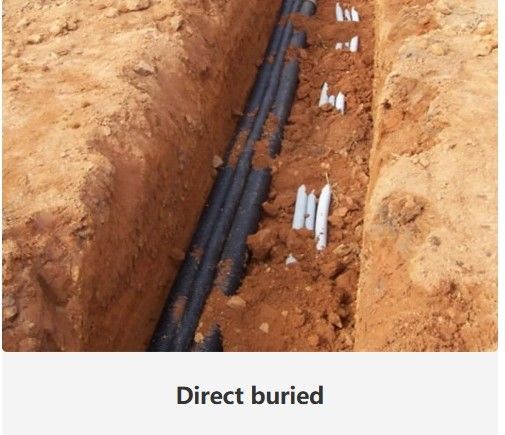 Прямо зарытый волоконно-оптический кабель для непосредственного зарыва -20- 70°C Структура SZ Настроенная свободная трубка