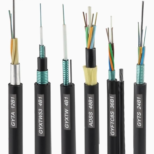 Высокопрочный PBT Loose Tube Fiber Wire GYTA53 с дизайном захоронения и бронированным материалом из алюминиевого сплава