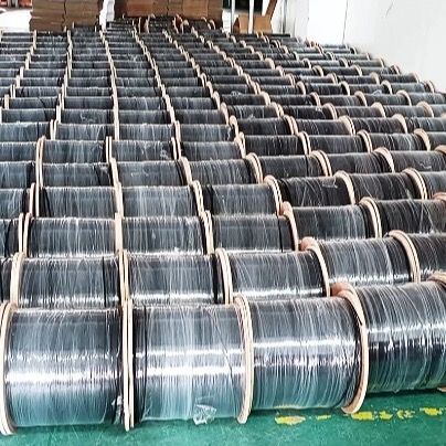 Черный кабель-мессенджер FTTH, оптический кабель, 4-жильный, используется для строительства коммуникаций