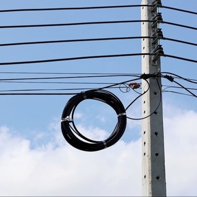 Черный кабель-мессенджер FTTH, оптический кабель, 4-жильный, используется для строительства коммуникаций